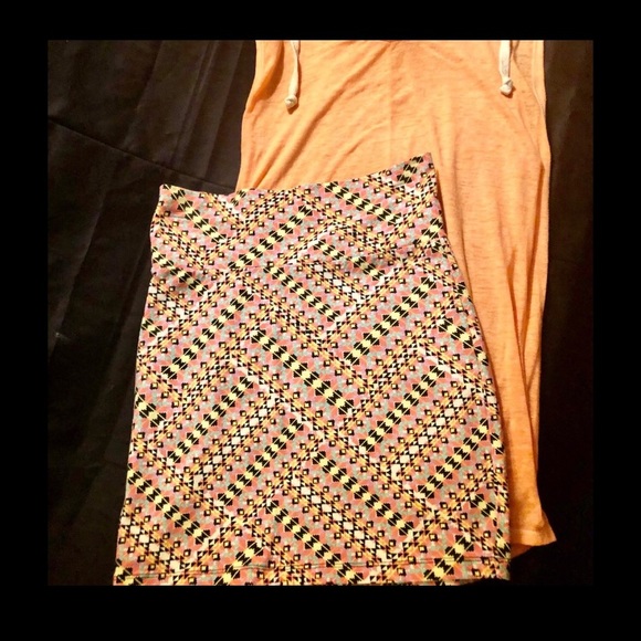 Charlotte Russe Multicolored Stretchy Micro Skirt - Picture 8 of 12